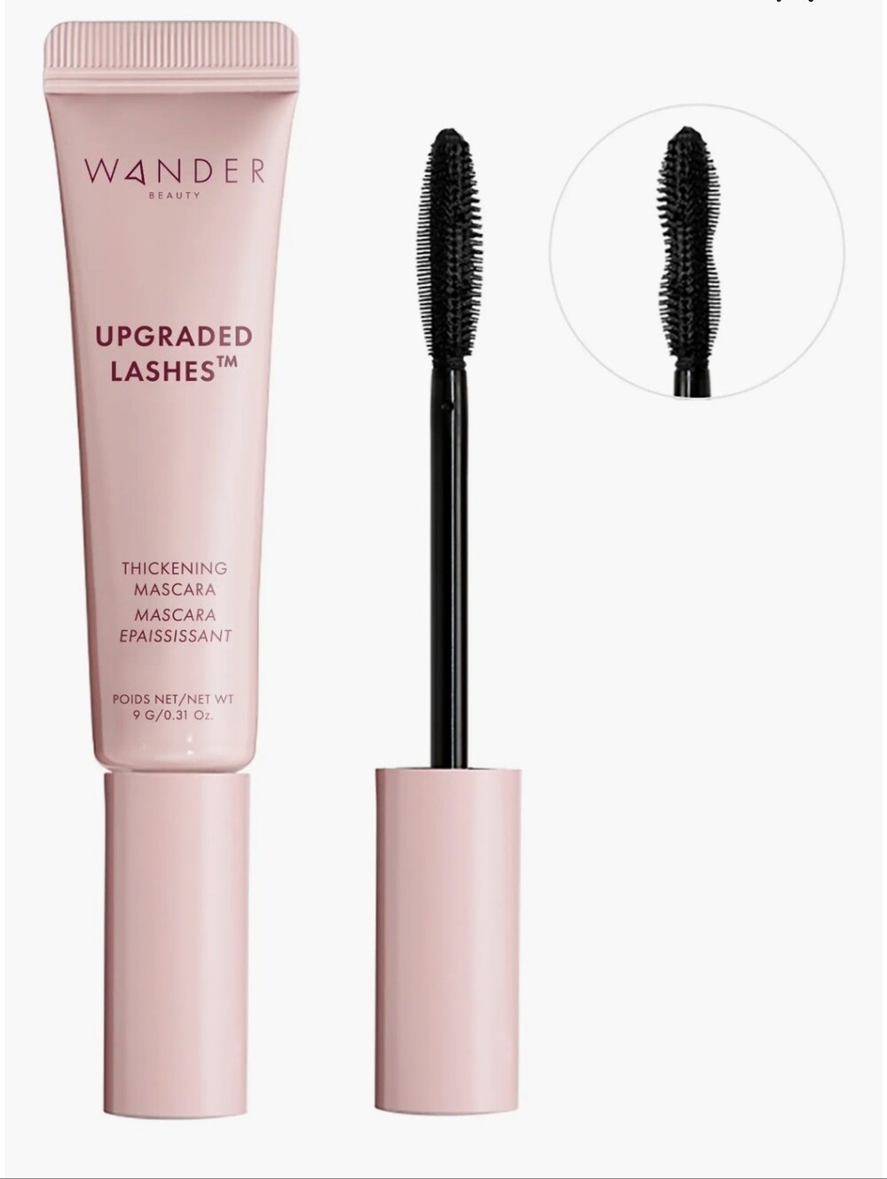 Wander Beauty Upgraded Lashes Thickening Mascara — Full Size 9grams